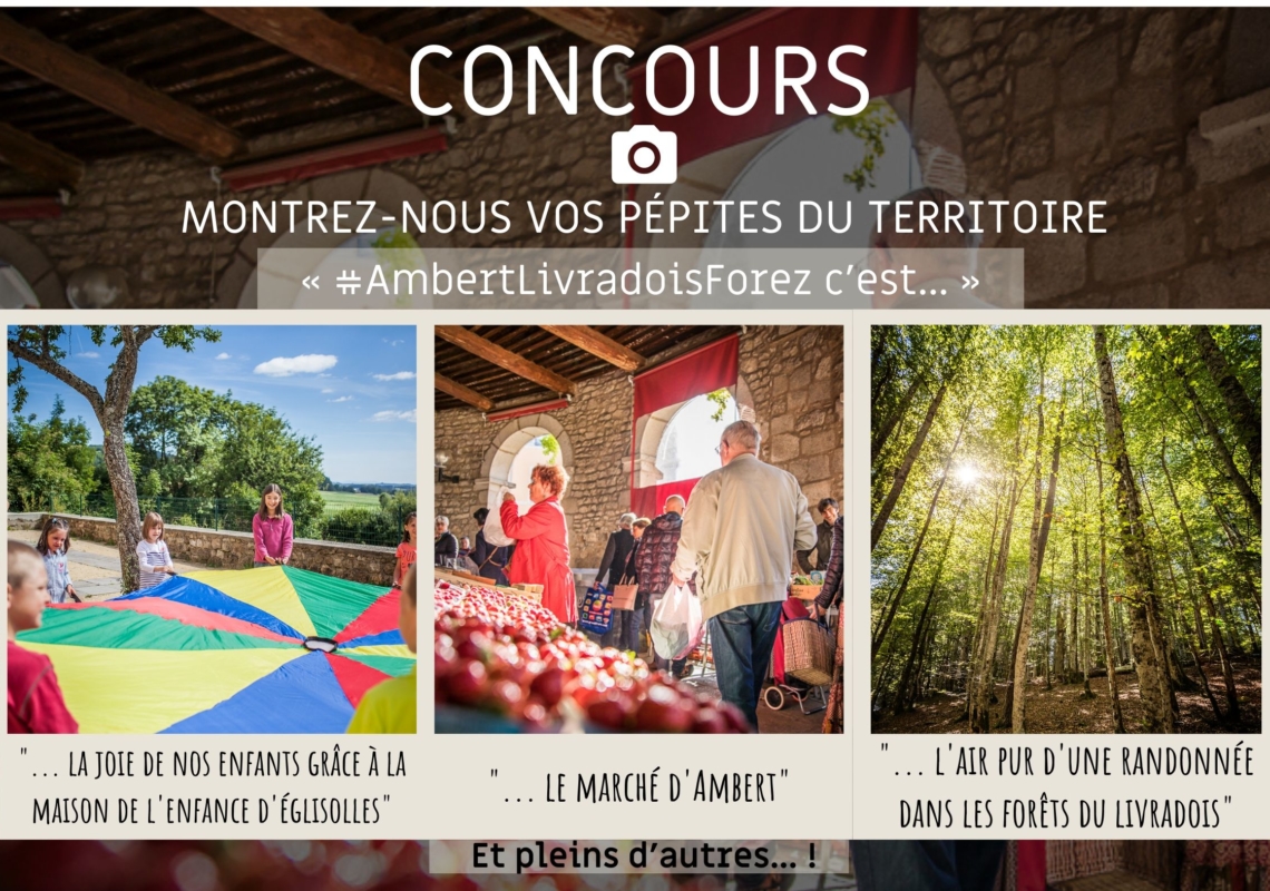 Les Lauréats du concours photo « #Ambertlivradoisforez c’est… » sont…