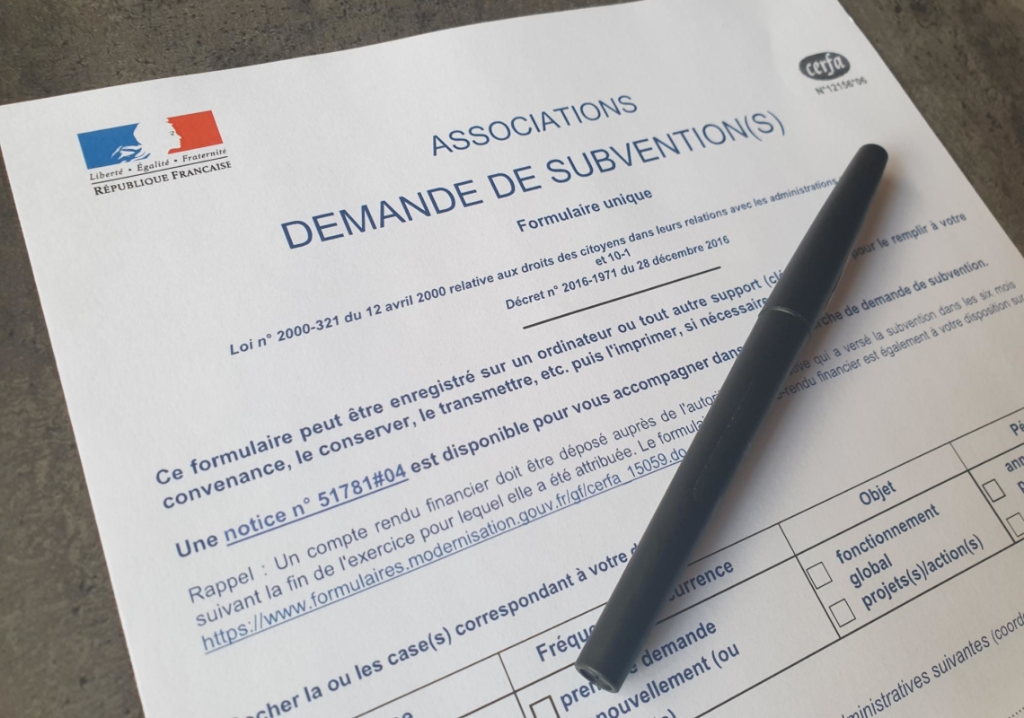 Ouverture des demandes de subventions pour les associations