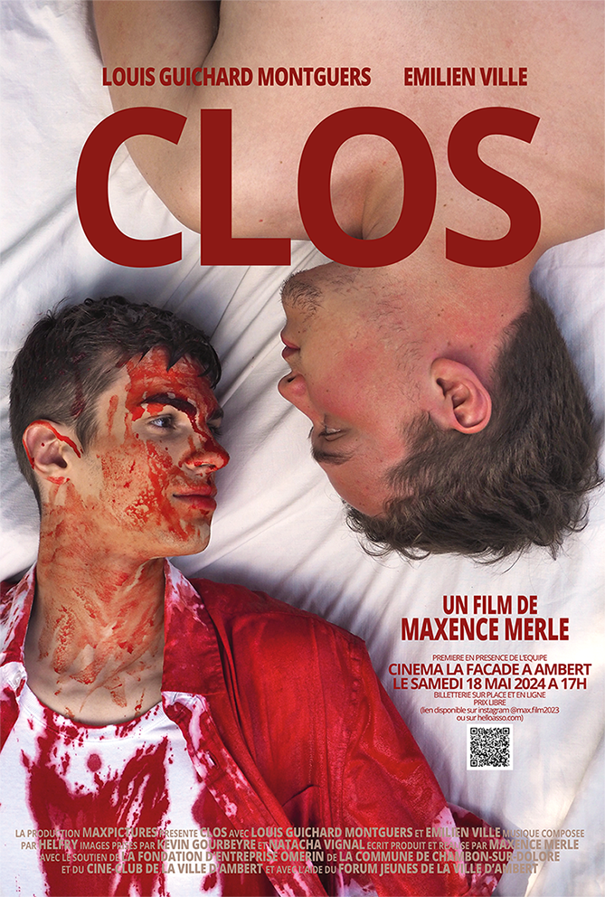 Première du court-métrage « CLOS », de Maxence Merle // Ambert
