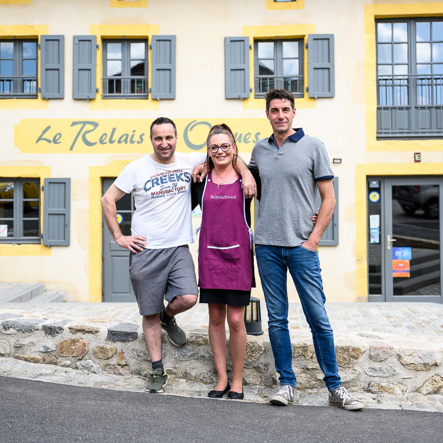 Cécile, Hubert et  Fabien