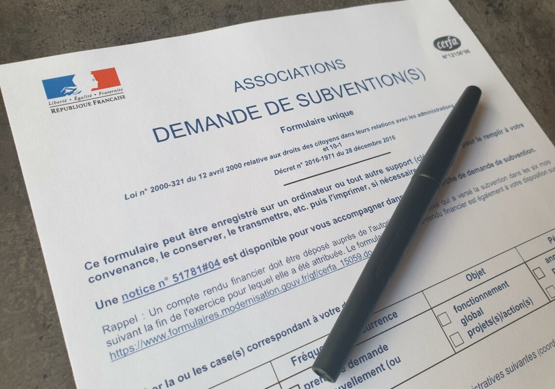 Ouverture des demandes de subventions pour les associations