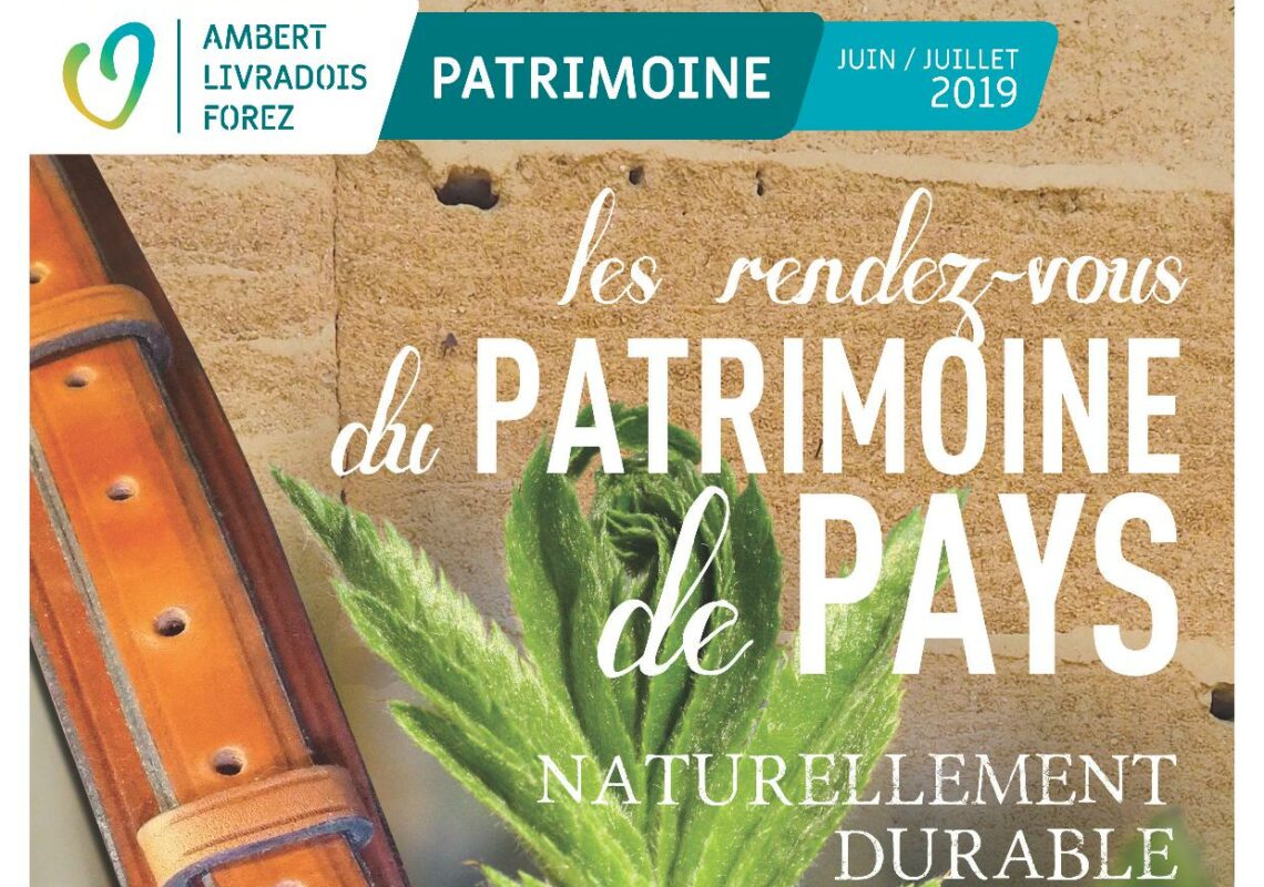 LES RENDEZ-VOUS DU PATRIMOINE DE PAYS