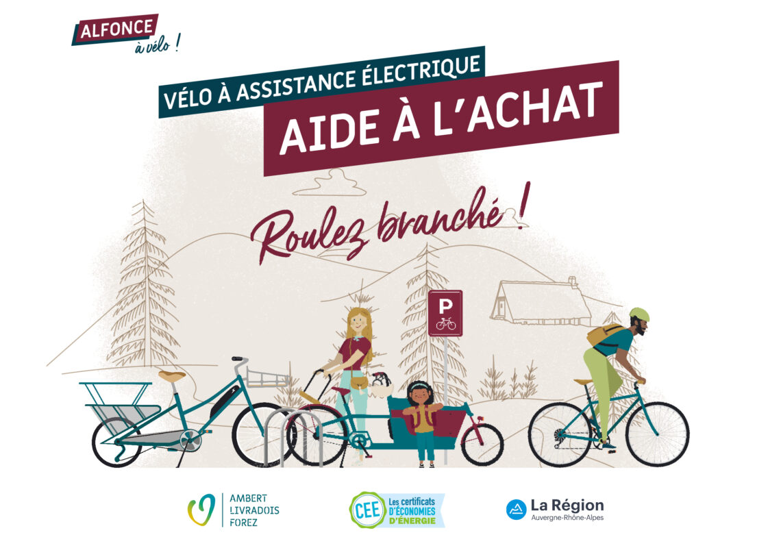 Ambert Livradois Forez reconduit son dispositif d’aide à l’achat de vélo à assistance électrique
