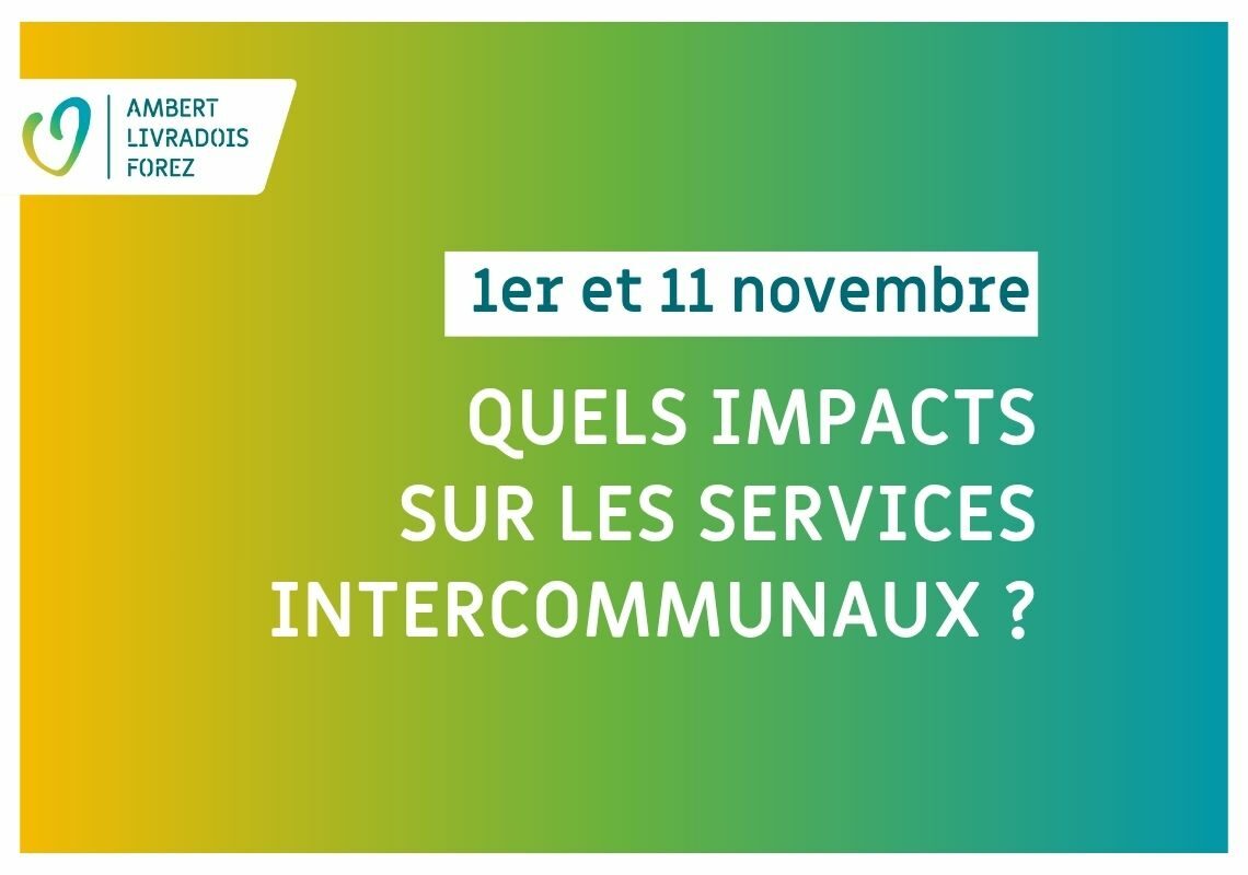 Jours fériés de novembre : quels impacts sur les services d’Ambert Livradois Forez