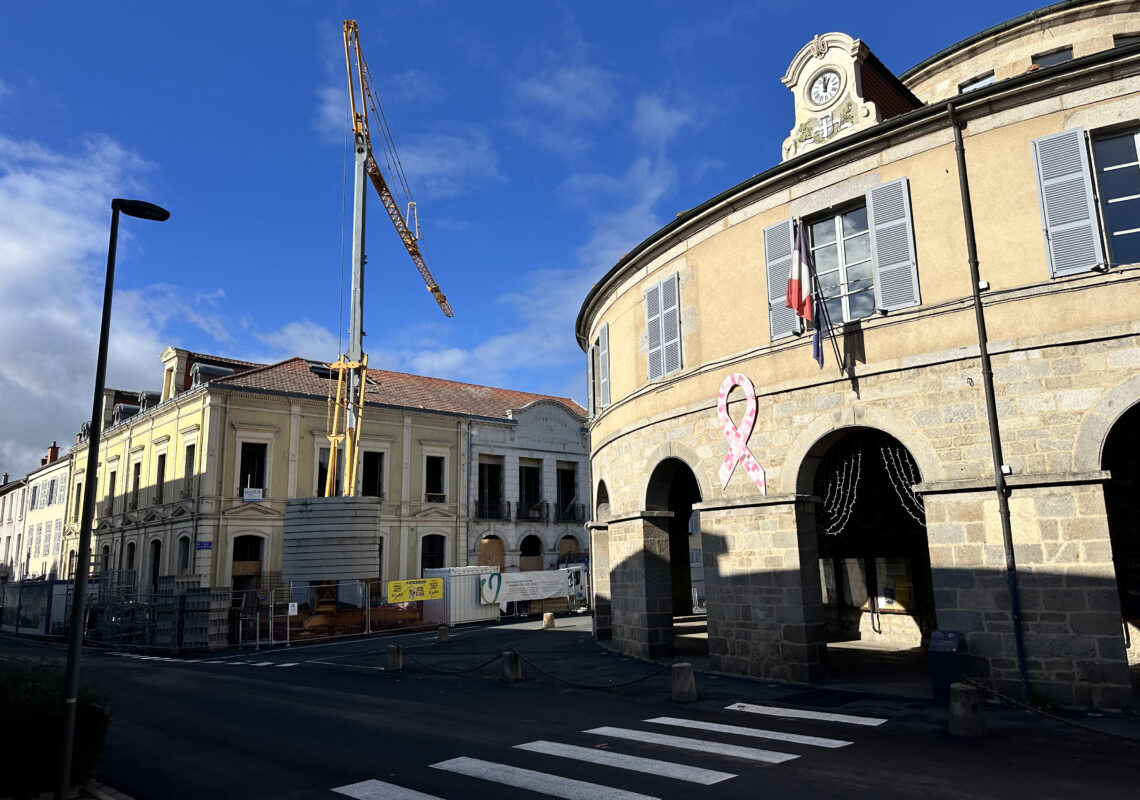 Chantier du futur siège : restrictions de circulation à Ambert