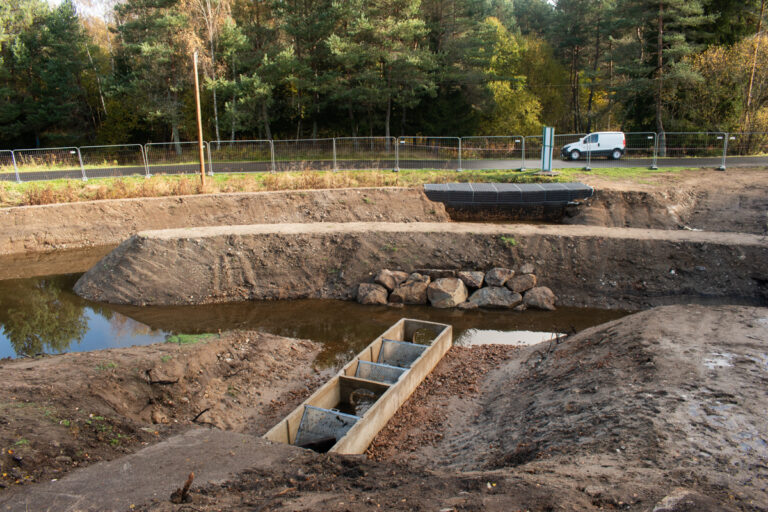 Les nouveaux équipements : pêcherie et zone de décantation