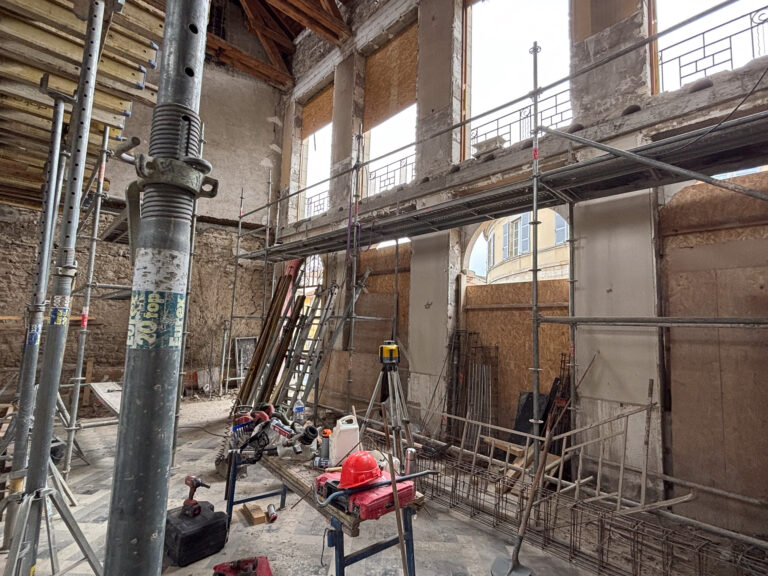 Le chantier, en septembre 2025.