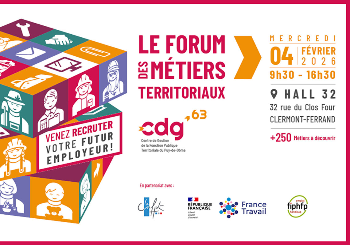 Forum des Métiers Territoriaux : Ambert Livradois Forez fera découvrir les carrières du service public